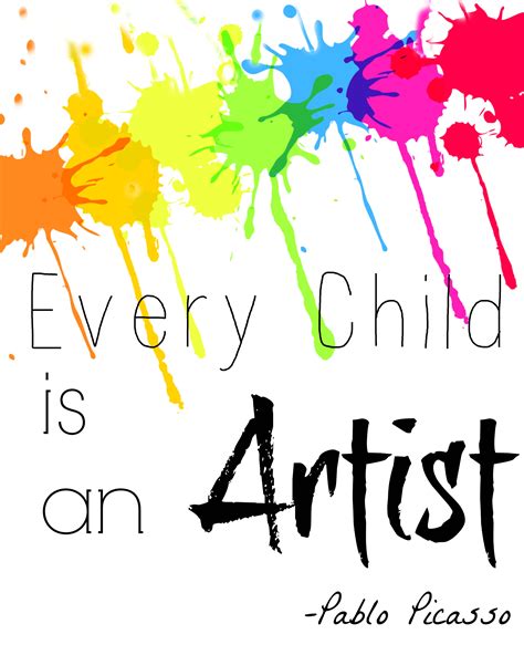 Every-Child-is-An-Artist-Poster - Eclectic Momsense