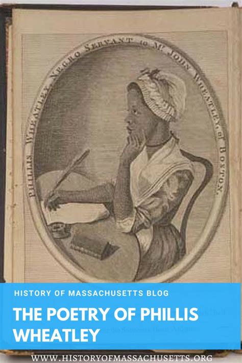 The Poetry of Phillis Wheatley – History of Massachusetts Blog