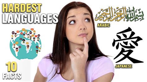 10 Hardest Languages To Learn For English Speakers - YouTube