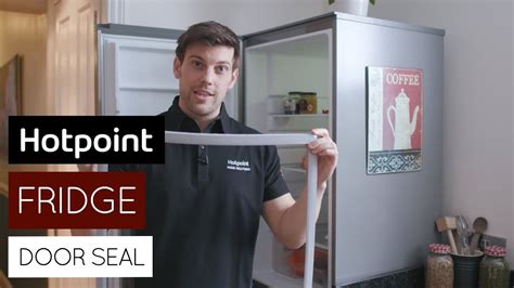 How to replace your fridge freezer door seal | by Hotpoint - YouTube