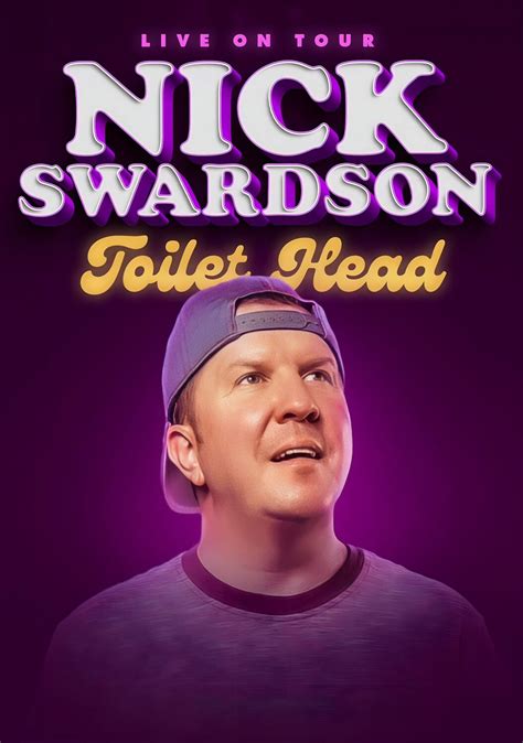 NICK SWARDSON 2024 Comedy Stand Up Tour Poster