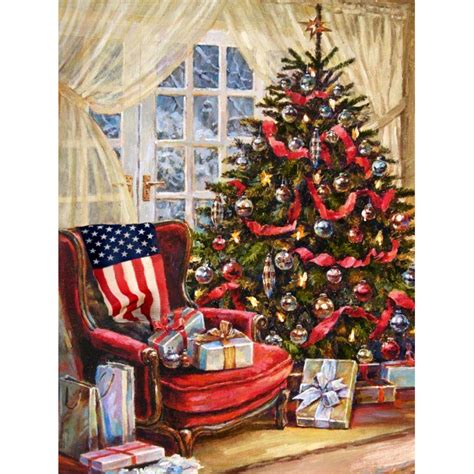 American Christmas Tree 5D Diamond Painting - 5diamondpainting.com ...