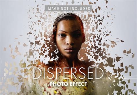 Free PSD | Dispersed Image Effect