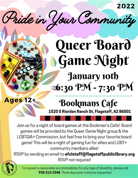 Queer Board Game Night! - Bookmans Entertainment Exchange