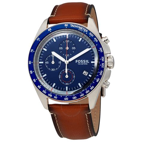 Fossil Sport Blue Dial Chronograph Men's Watch CH3039 - Fossil ...