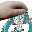 Miku Hatsune Miku Sticker - Miku Hatsune miku Patmeme - Discover & Share GIFs