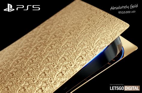 Sony PlayStation 5 Absolutely Gold, only 5 made for $360,000 each