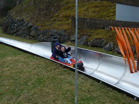 The Solley's in Italy: Toboggan Ride/ Alpine Slide = FUN