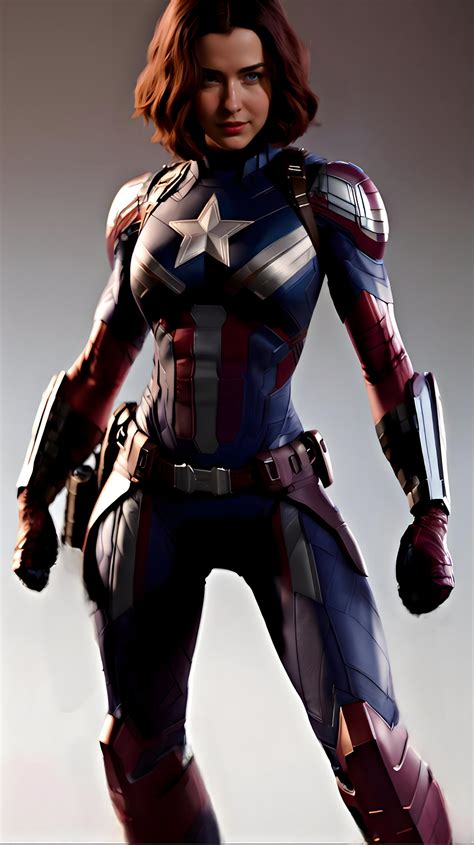 Peggy Carter as Captain America by MarceloSilvaArt on DeviantArt