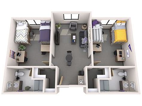 Sedona Hall | Campus Housing | Grand Canyon University | Dormitory room ...