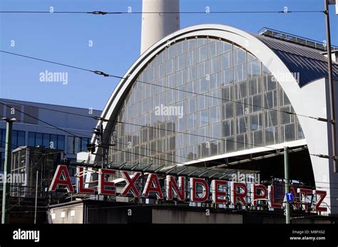 Berlin Alexanderplatz station, Iconic arched train shed and station ...