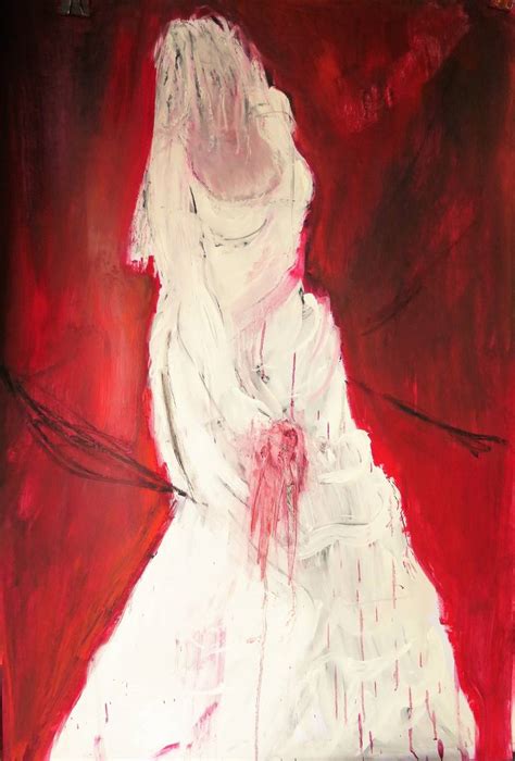 The Bloody Wedding Painting by Hana Davis | Saatchi Art