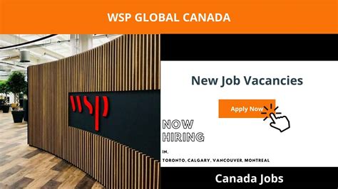 WSP Global Careers in Canada 2023: New Job Openings