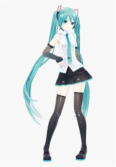 Hatsune Miku V4x Mmd Model, HD Png Download - kindpng