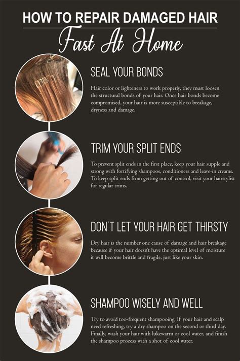 How to Repair Damaged Hair Fast At Home : Simple Method | Damaged hair repair, Damaged hair, Repair