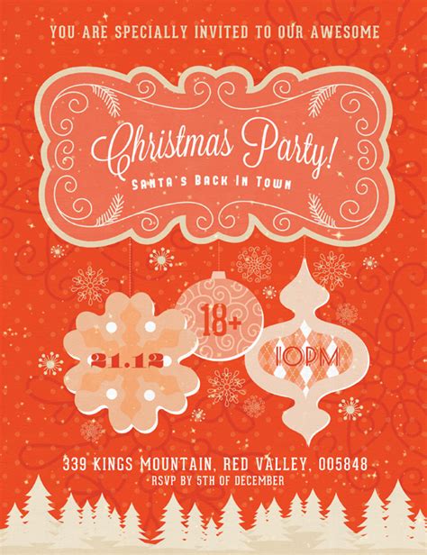 xMas Party Invitation IV on Behance