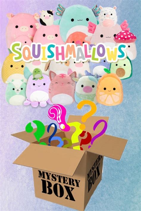 SQUISHMALLOW MYSTERY BOX 14 one per Purchase - Etsy