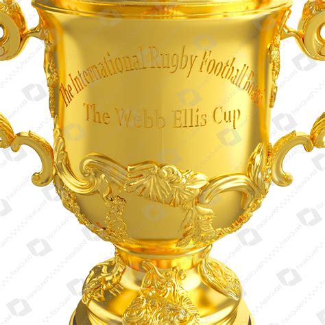 The Webb Ellis Cup Trophy 3D Model | FaceQuad