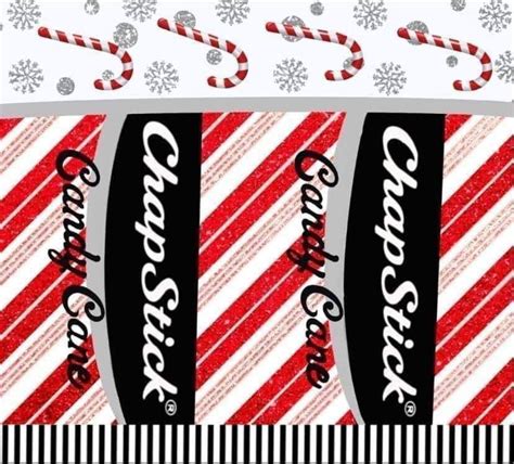 Candy cane chapstick | Chapstick, Custom tumblers, Chapstick lip balm