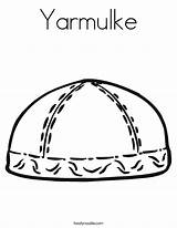 Yarmulke Coloring Page  Twisty Noodle sketch template