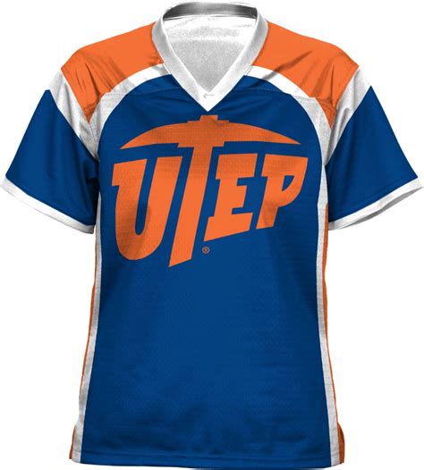 Women's The University of Texas at El Paso Red Zone Football Fan Jersey - Walmart.com