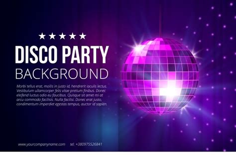 Disco party background | Pre-Designed Illustrator Graphics ~ Creative Market