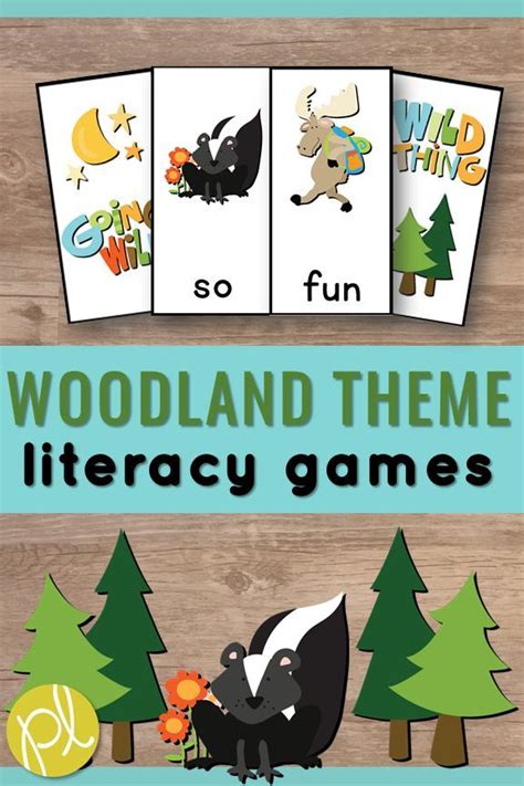 Woodland Games for Phonics and Sight Words | Positive learning, Sight words, Literacy games