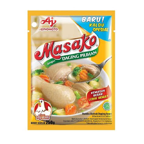 Masako Penyedap Rasa Ayam (Chicken Flavoring ), 250 Gram