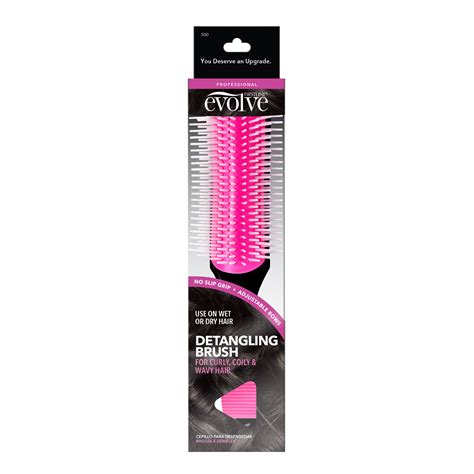 Evolve Detangling Brush For Curly Coily & Wavy Hair - Shop Brushes ...