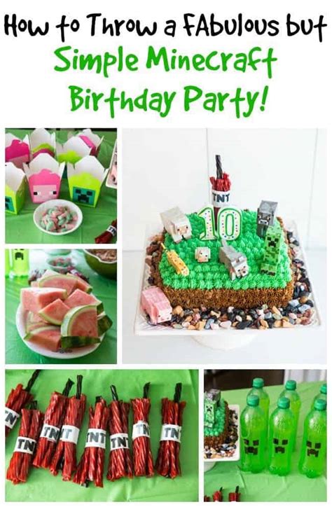 How To Throw A Simple Minecraft Birthday Party - Part 2! - The Kitchen ...