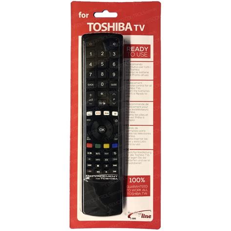 REPLACEMENT UNIVERSAL TOSHIBA TV Remote Control suits all TOSHIBA ...