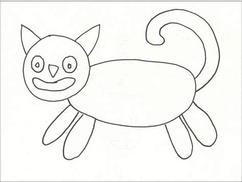 Another Folk Art Cat - Art Projects for Kids