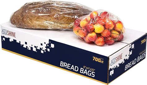 Amazon.com: [700 Pack] Strong Clear Plastic Bread Bags – Perfect for Storing Loaves, Pastries ...