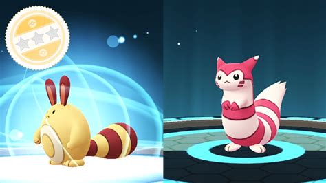 EVOLVING SHINY SENTRET TO SHINY FURRET in Pokémon GO - YouTube