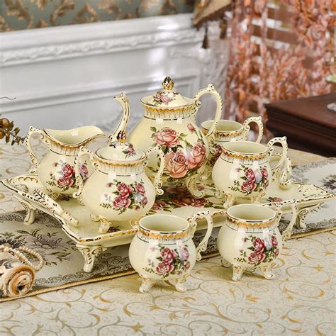 Find More Coffee & Tea Sets Information about Yolife British Royal Ceramic Ivory Porcelain ...