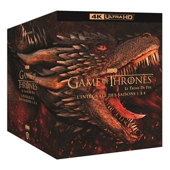 Coffret Game Of Thrones Saisons 1 à 8 Blu-ray 4K Ultra HD - Blu-ray 4K - Achat & prix | fnac