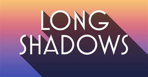 Create a Long Shadow Text Effect with Photoshop