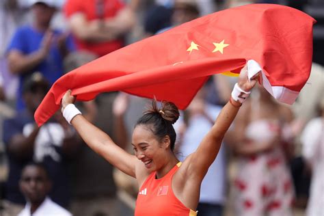 Zheng Qinwen credits parents' tough love for tennis Olympic gold