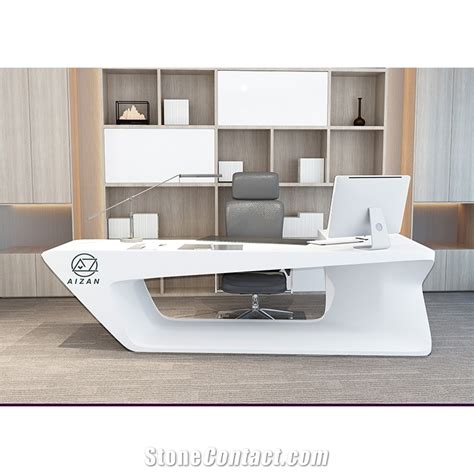 Office Table White - Decorated Office