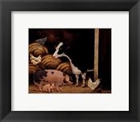 Barnyard Cow Artwork by Lowell Herrero at FramedArt.com