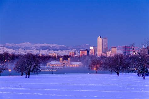 360+ Denver Skyline Winter Stock Photos, Pictures & Royalty-Free Images ...