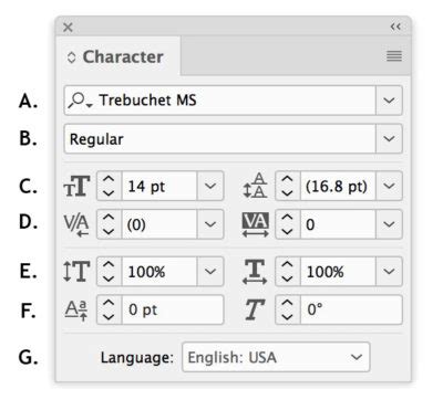 InDesign Basics: Paragraph and Character Panels | CreativePro Network