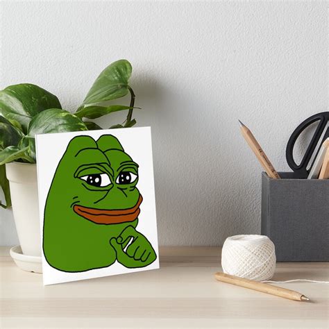 "pepe - meme" Art Board Print by joshuanaaa | Redbubble