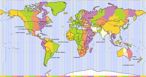 World Map Time Zones Wallpaper - WallpaperSafari