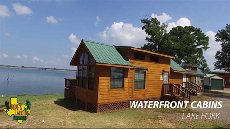 Lake Fork Waterfront Cabins - YouTube