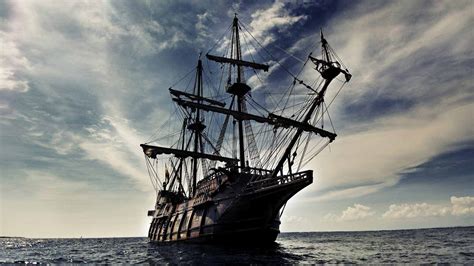 Wallpapers Library Desktop Backgrounds | Black pearl ship, Sailing ships, Pirates of the caribbean