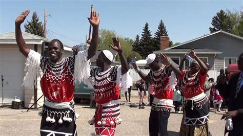 South Sudanese Aweil culture dance during the S.T James celebration day ...