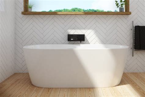 Decina Cool Freestanding Bath 1500 White