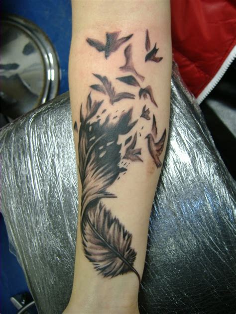 Feather Bird Tattoos Designs, Ideas and Meaning - Tattoos For You