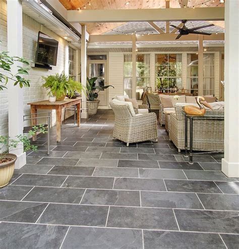 Bringing Nature Into Your Home With Stone Patio Tiles - Patio Designs